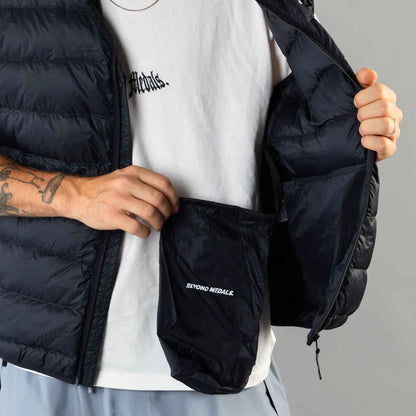Packable Down Vest | Black