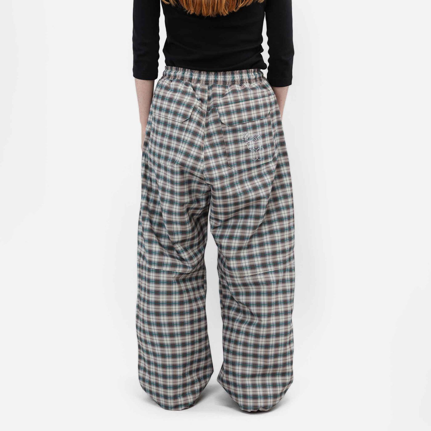Park Pants | Light Beige Plaid