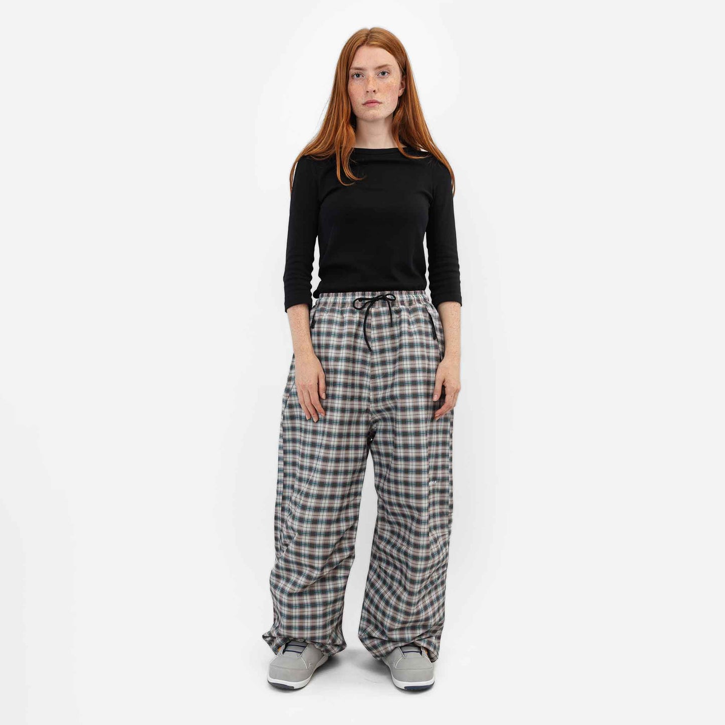 Park Pants | Light Beige Plaid