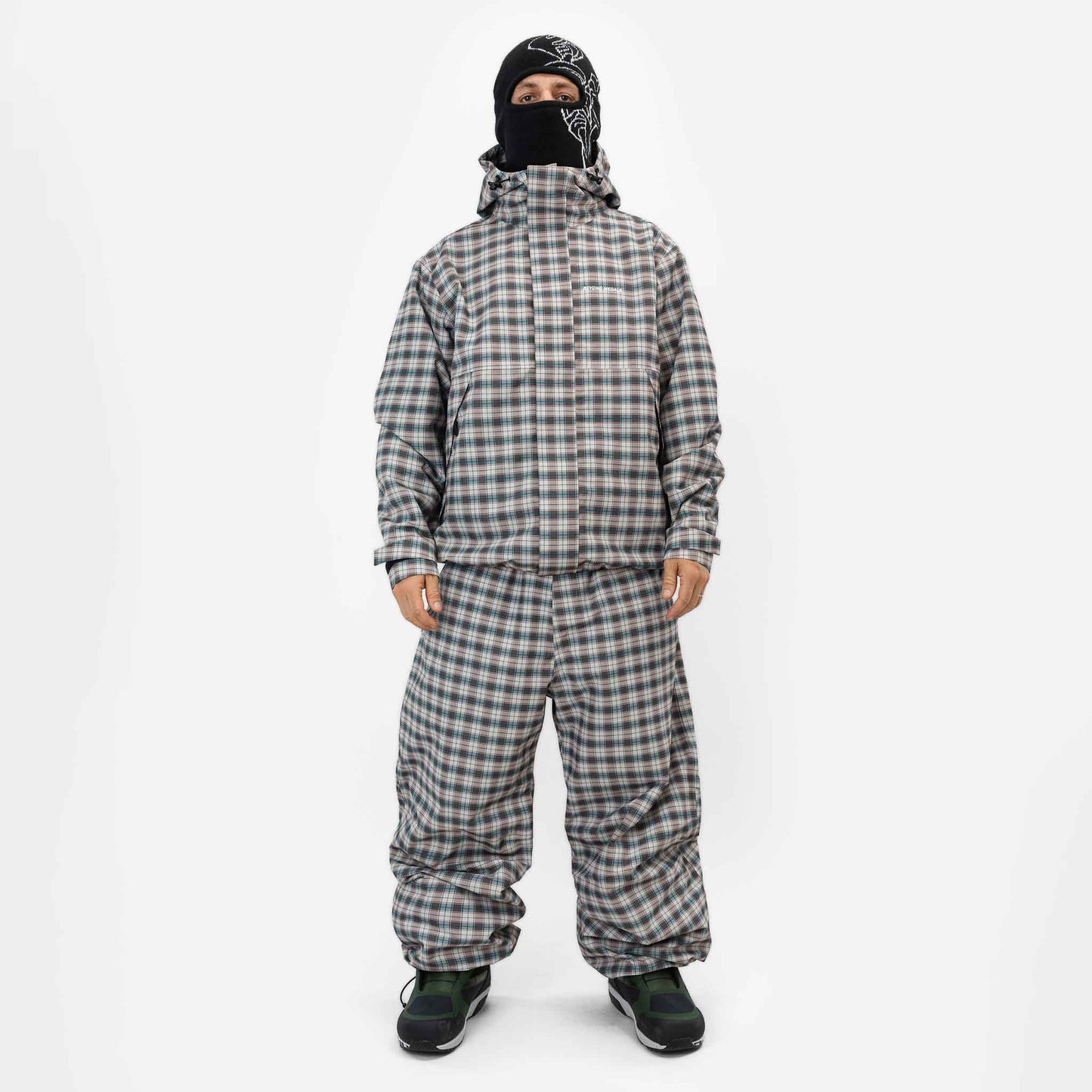 Park Pants | Light Beige Plaid