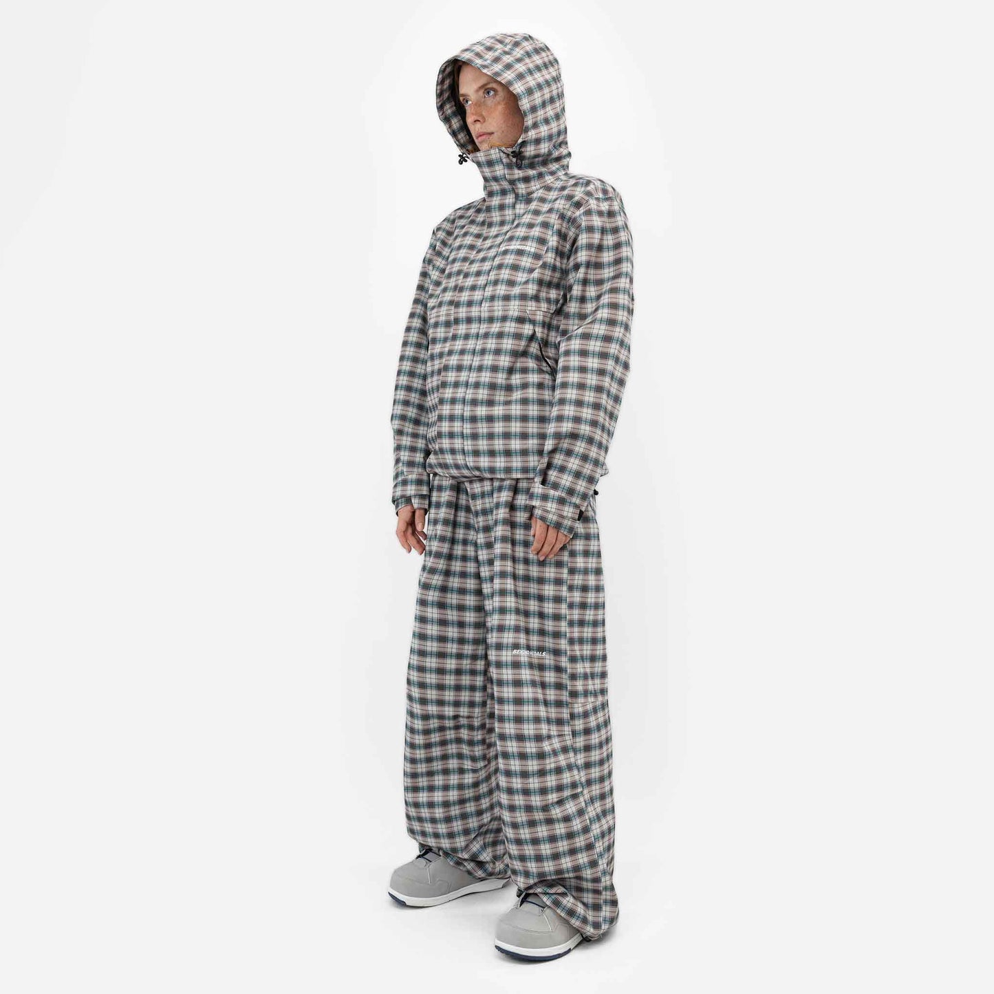 Park Pants | Light Beige Plaid
