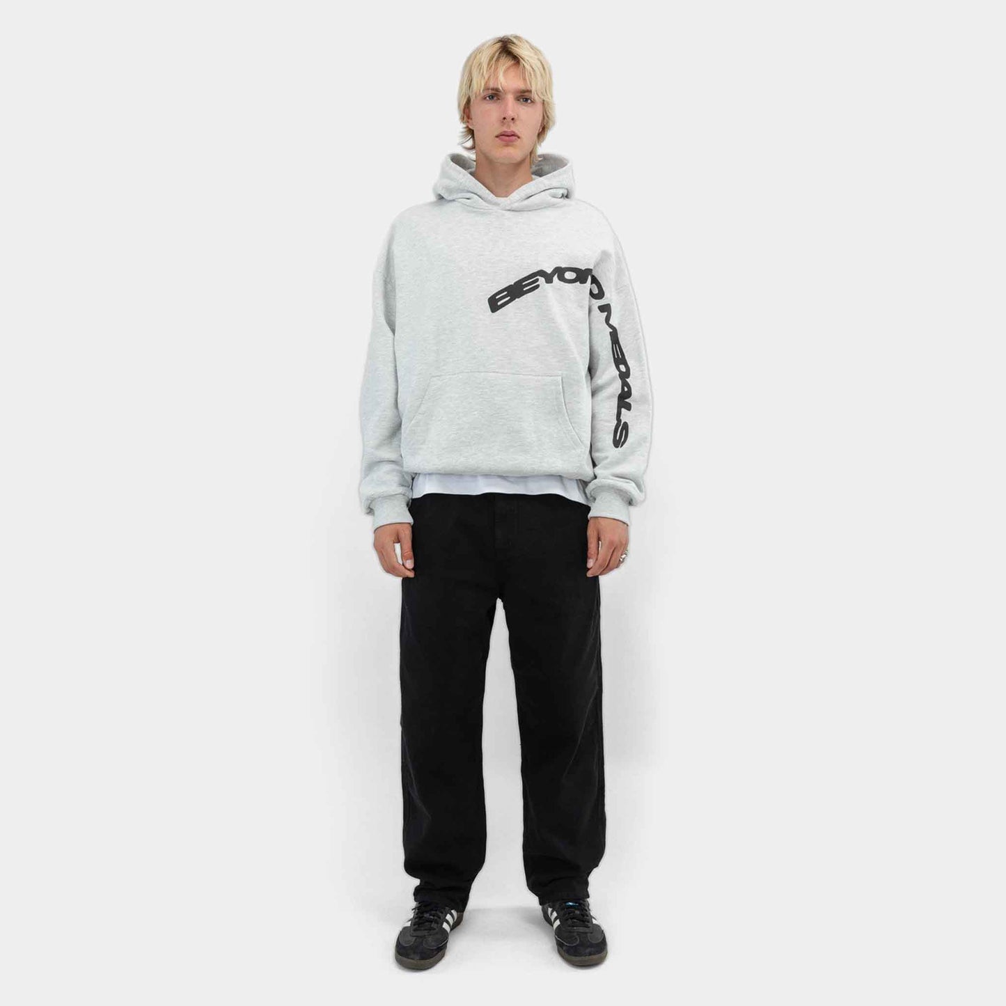 Puff Hoodie | Grey Melange