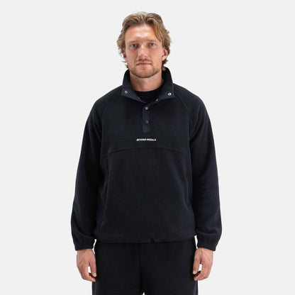 Half Snap Fleece | Black