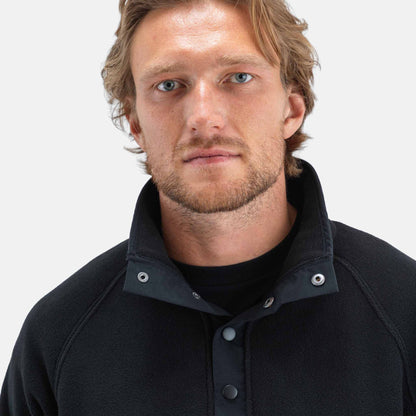 Half Snap Fleece | Black