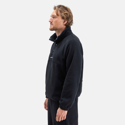 Half Snap Fleece | Black