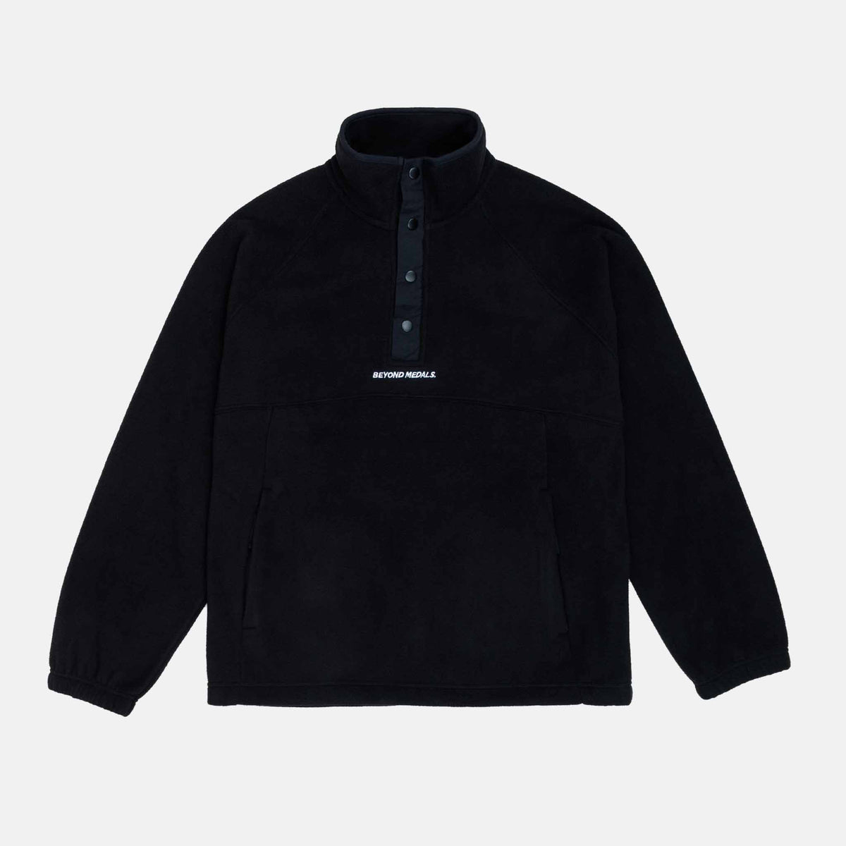 Half Snap Fleece | Black