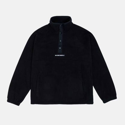 Half Snap Fleece | Black