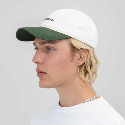 Unstructured cap | White