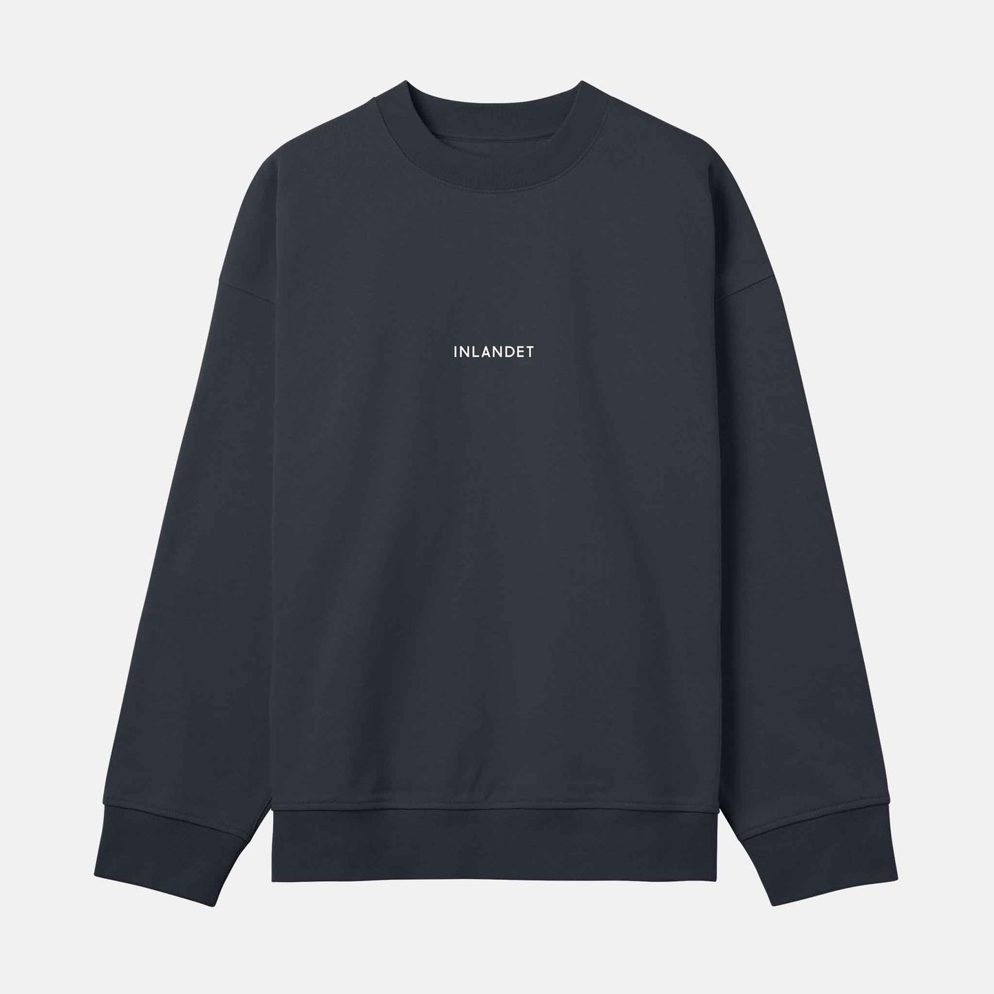 Boxy Crew Text Logo | Svartgrå