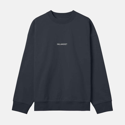 Boxy Crew Text Logo | Svartgrå