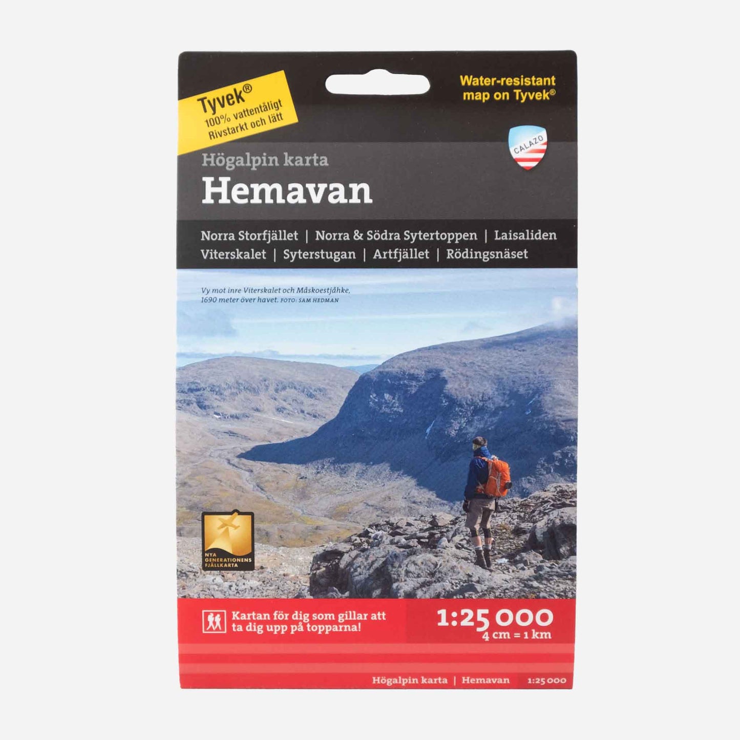 Högalpin Karta | HEMAVAN 1:25.000