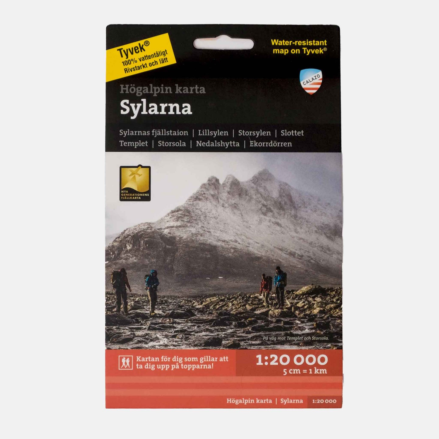 Högalpin Karta | SYLARNA 1:20.000