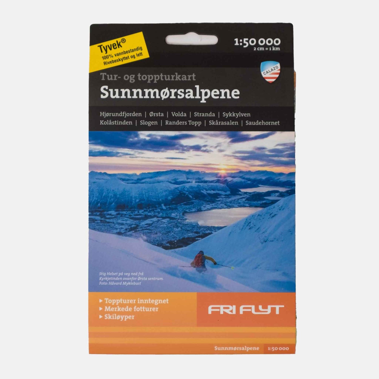 Tur & Toppturkart | SUNNMØRSALPENE 1:50.000
