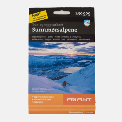 Tur & Toppturkart | SUNNMØRSALPENE 1:50.000