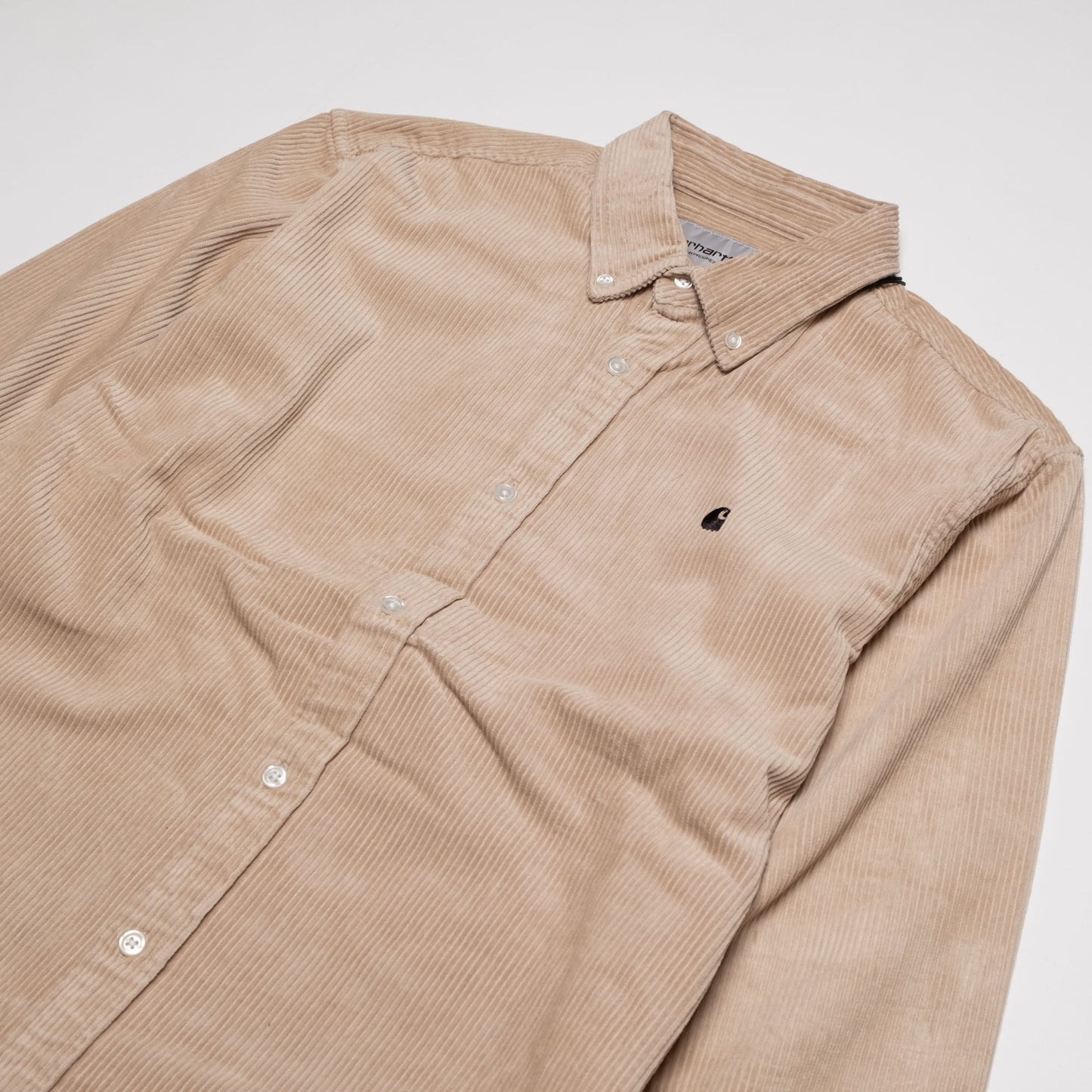 L/S Madison Cord Shirt | Wall / Black