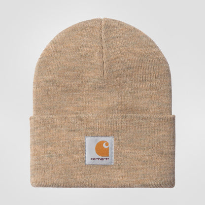 Acrylic Watch Hat | Leather Heather