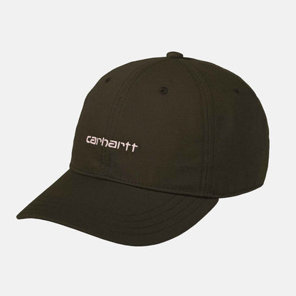 Canvas Script Cap | Turtle / Air Pink