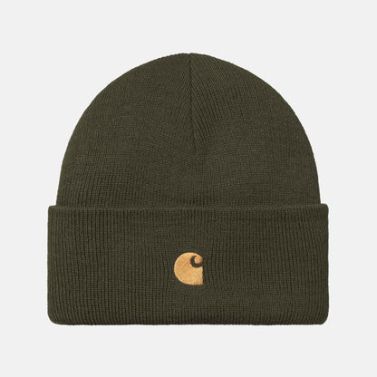 Chase Beanie | Olive / Gold