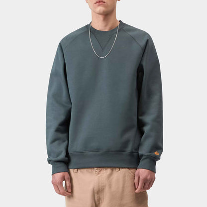 Chase Sweat | Cozy Blue / Gold