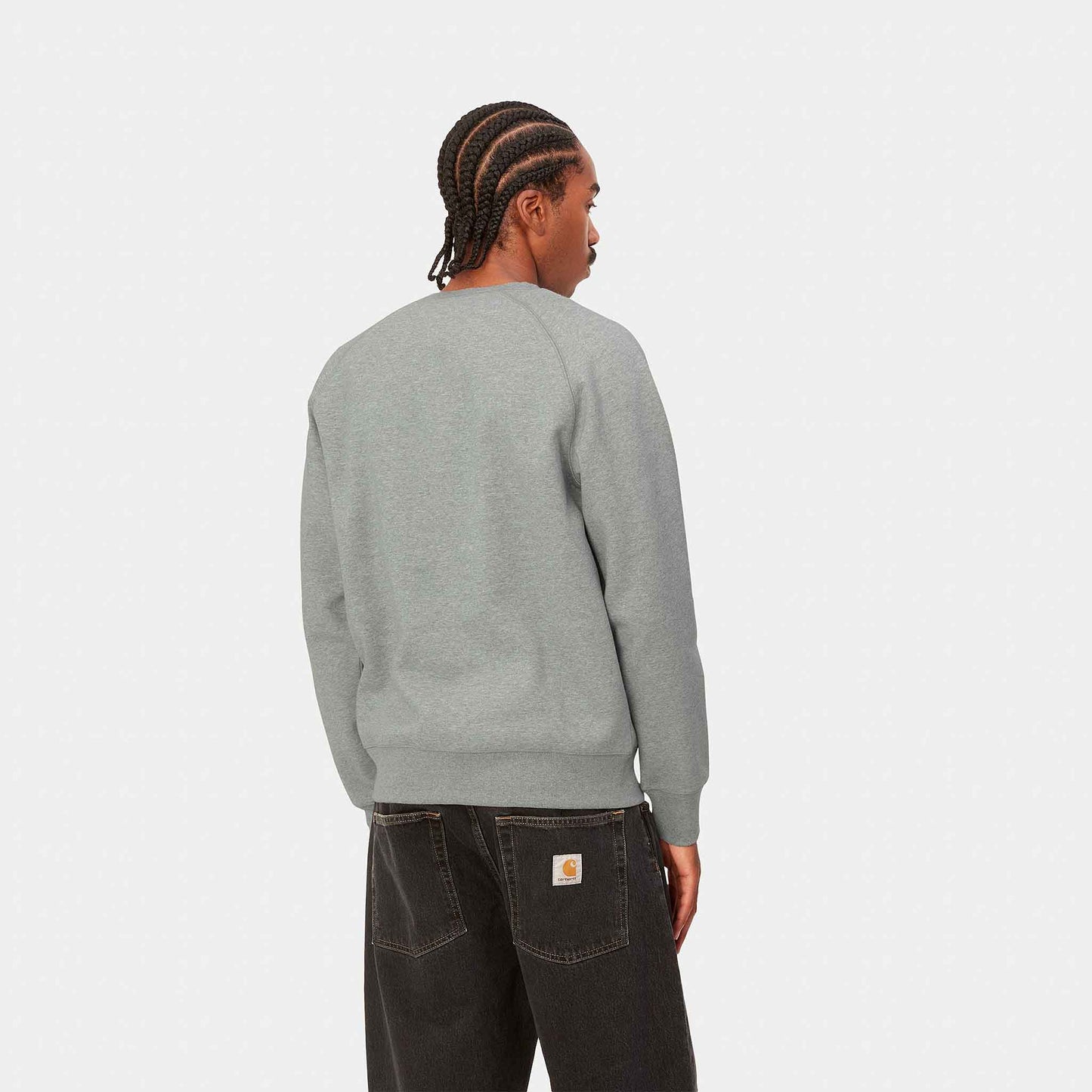 Chase Sweat | Grey Heather / Gold