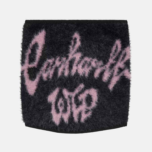 Chedda Neckwarmer | Black / Glassy Pink