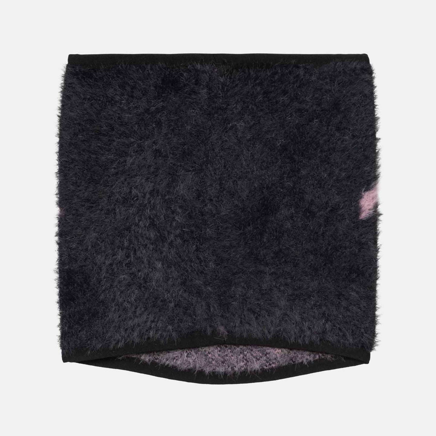 Chedda Neckwarmer | Black / Glassy Pink