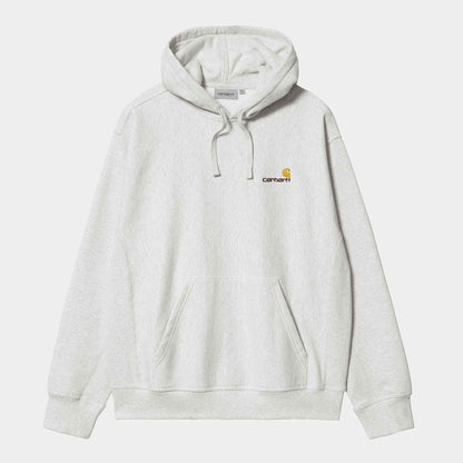 Hooded American Script Sweat | Ash Heather