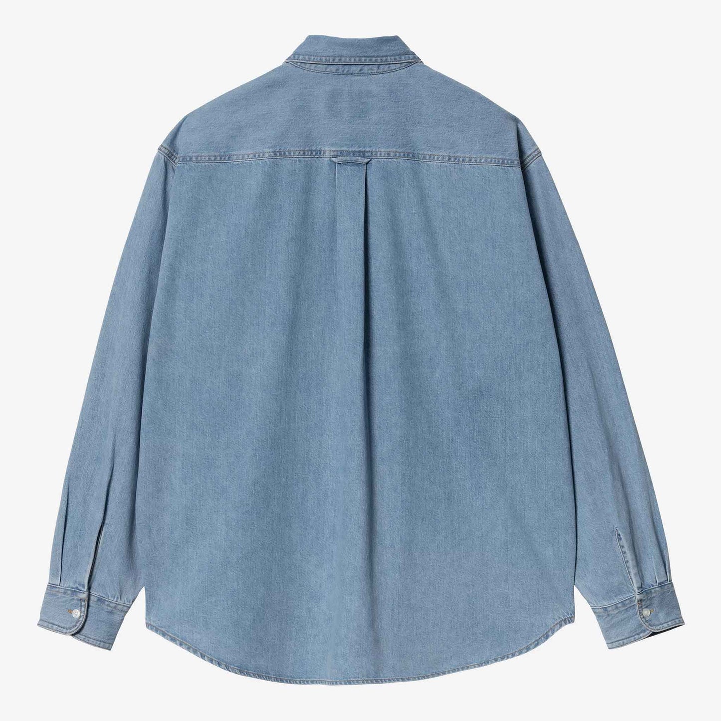 L/S Lucas Shirt | Blue, Bleached