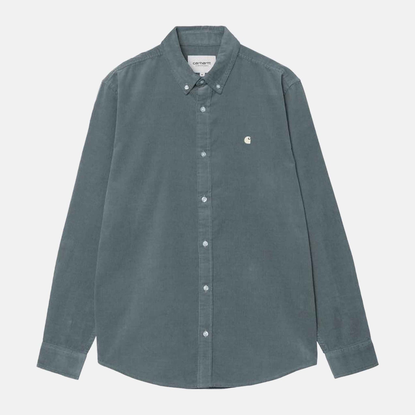 L/S Madison Fine Cord Shirt | Cozy Blue / Wax
