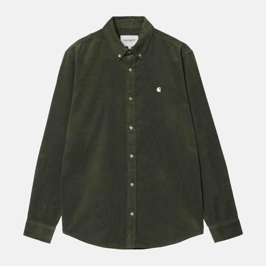 L/S Madison Fine Cord Shirt | Opuntia / Wax