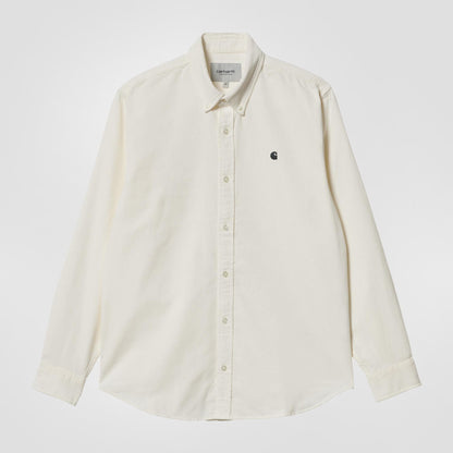 L/S Madison Fine Cord Shirt | Wax / Black