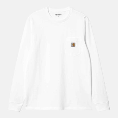 L/S Pocket T-Shirt | White