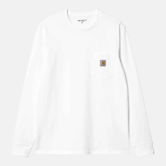L/S Pocket T-Shirt | White