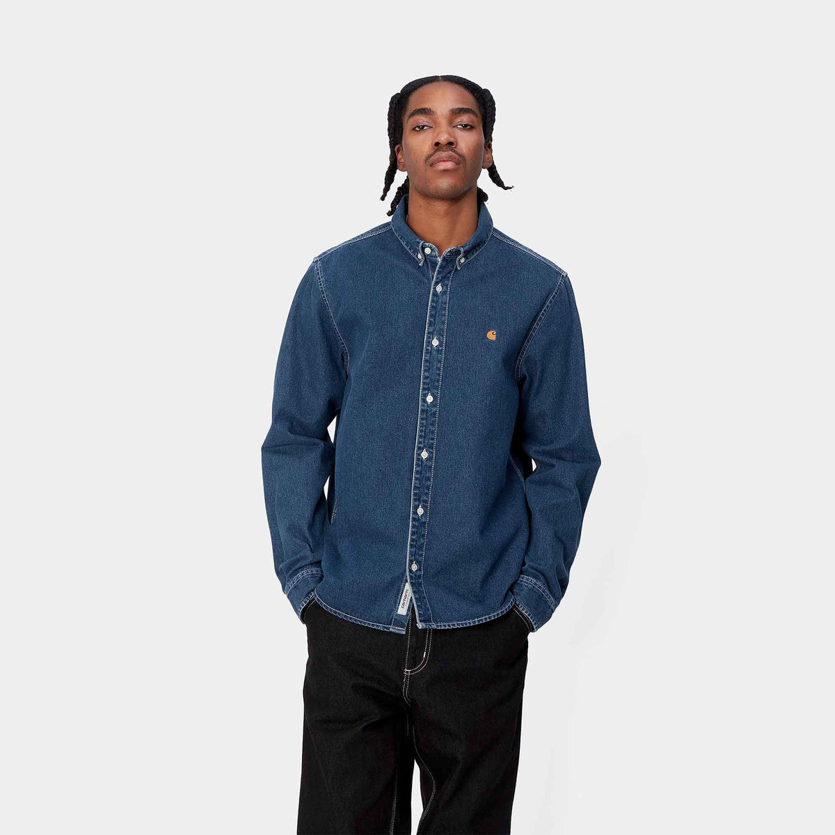 L/S Weldon Shirt | Blue