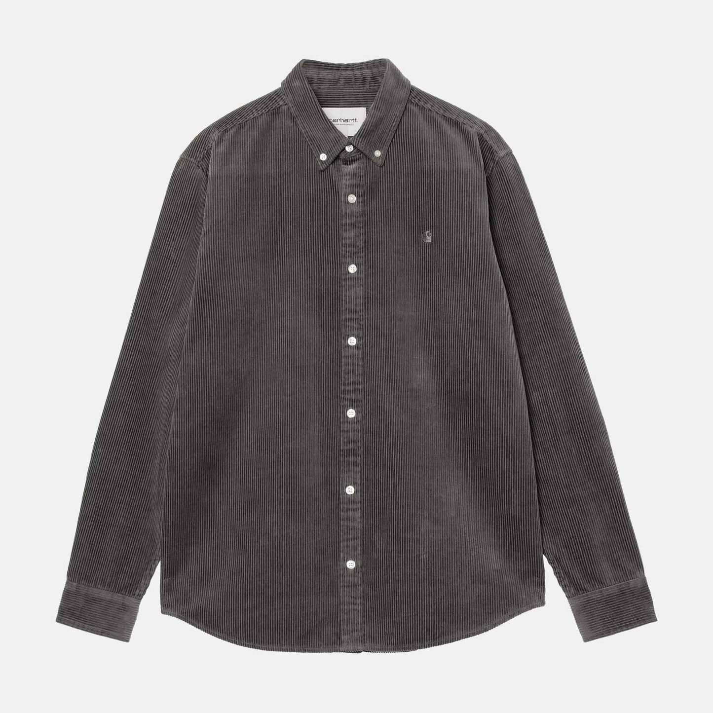 L/S Madison Cord Shirt | Graphite / Graphite