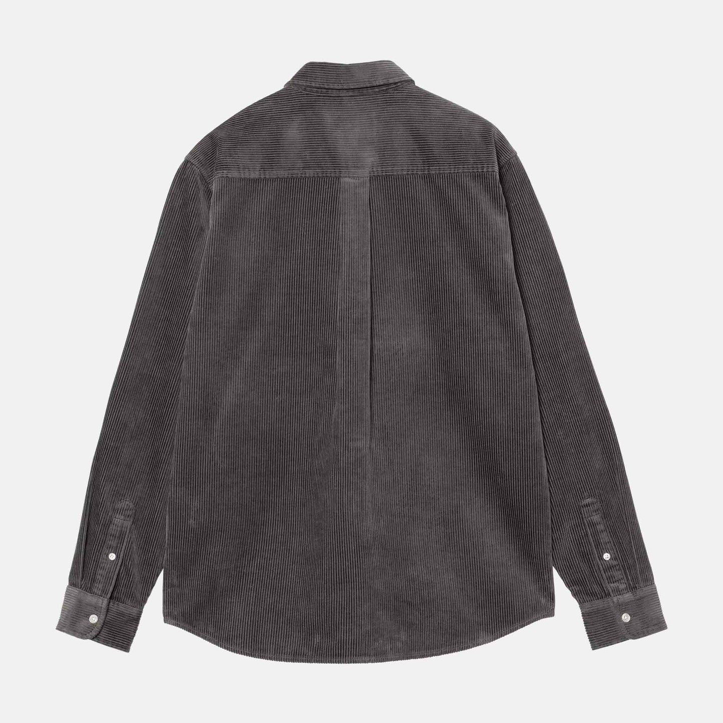 L/S Madison Cord Shirt | Graphite / Graphite