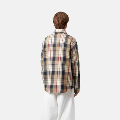 L/S Tamblyn Shirt | Tamblyn Check, Leather