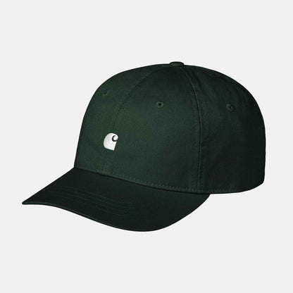 Madison Logo Cap | Conifer / White