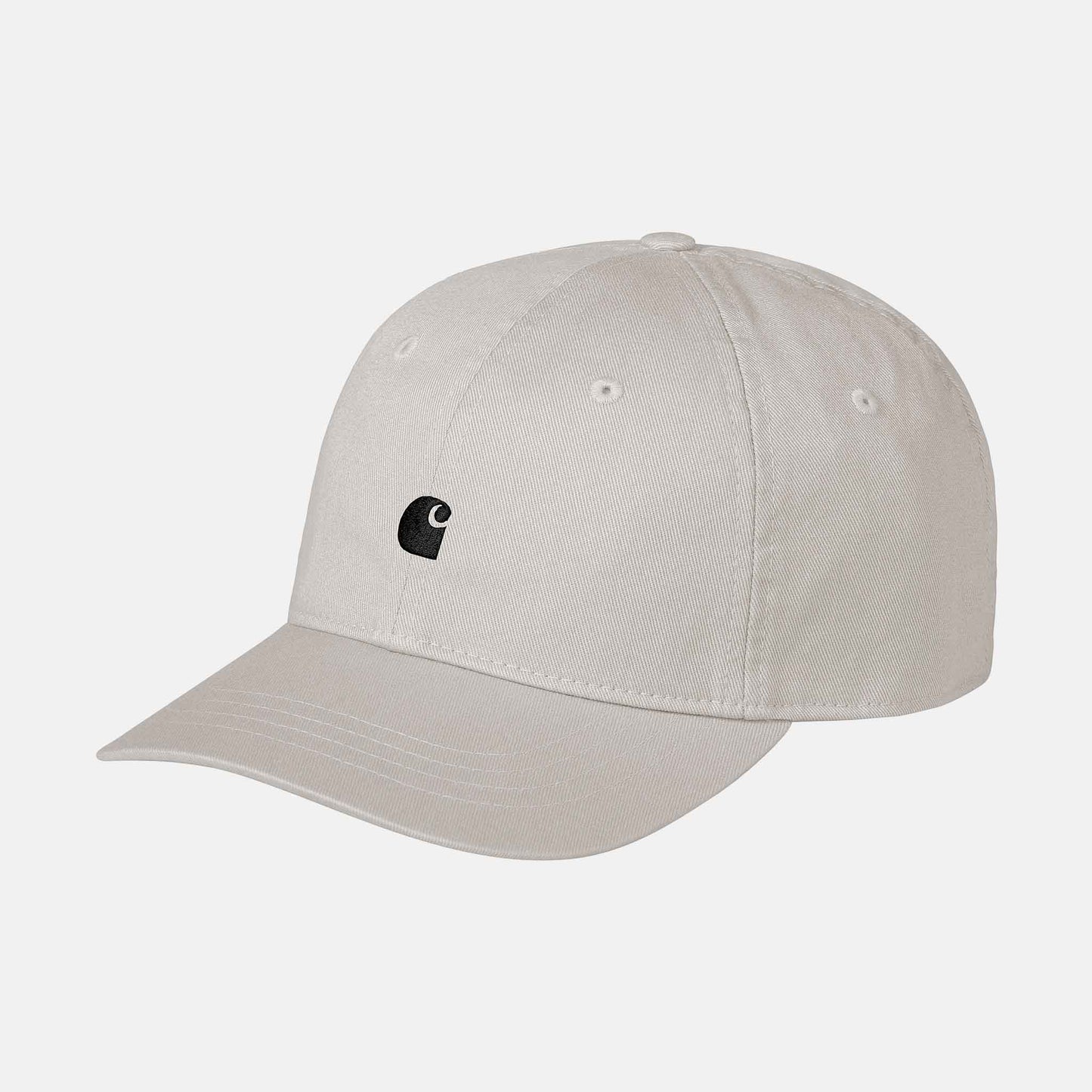 Madison Logo Cap | Moonbeam / Black