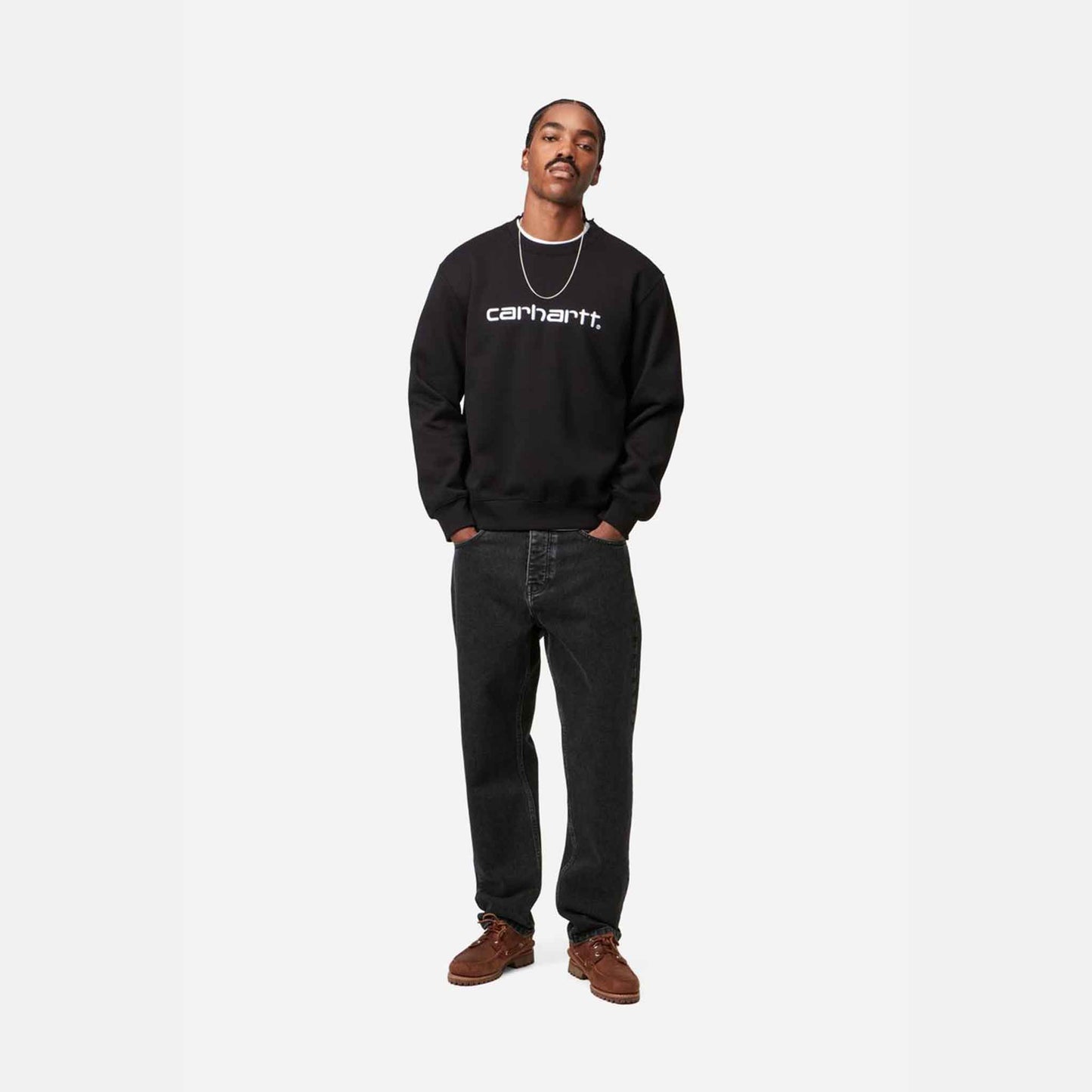 Newel Pant | Black stone washed