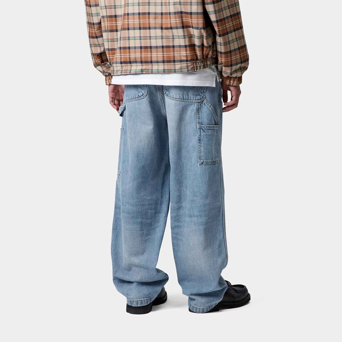 OG Double Knee Pant | Blue, Burst washed