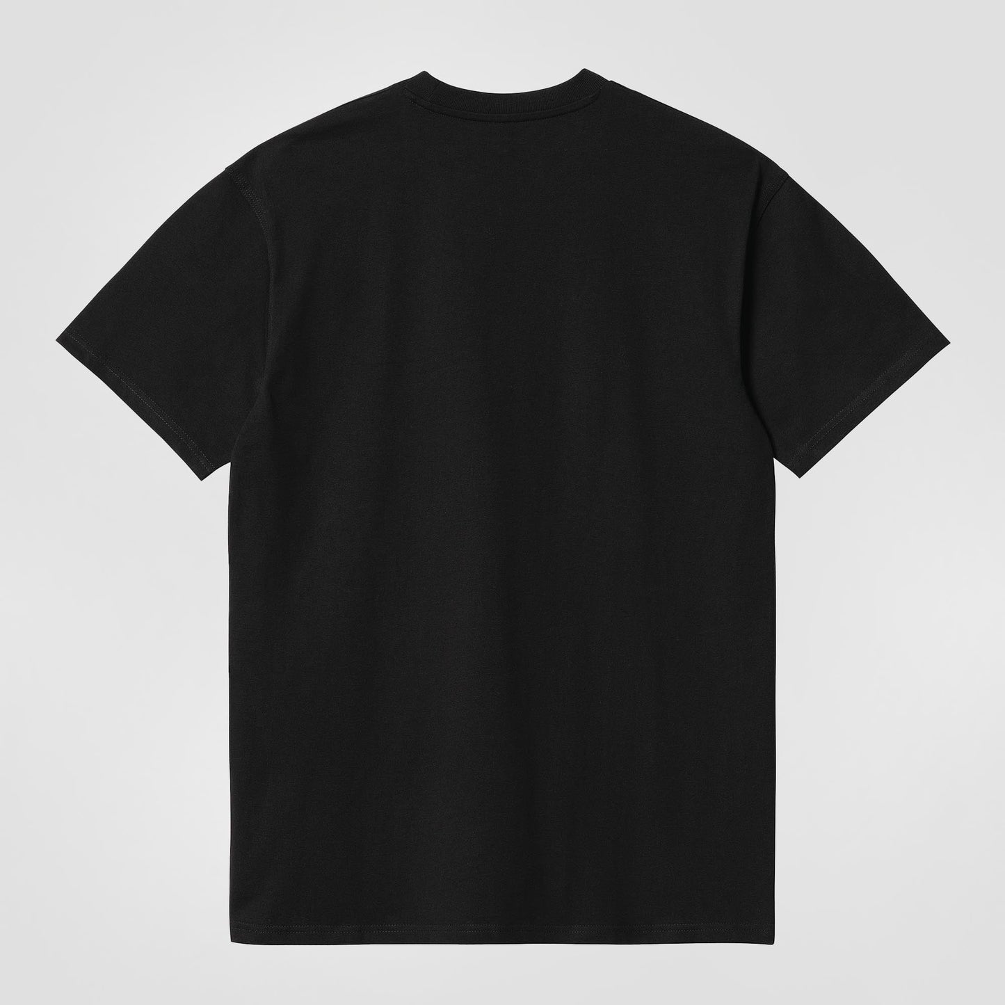 American Script T-Shirt Organic Cotton | Black