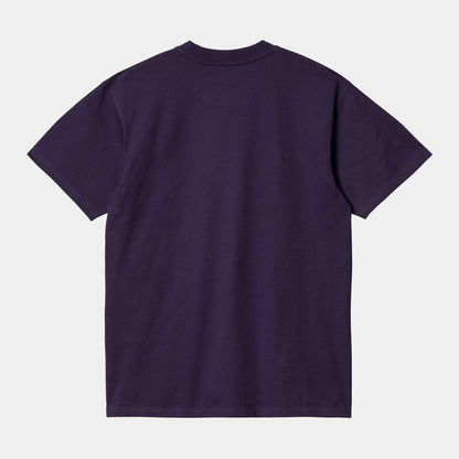 S/S American Script T-Shirt | Cassis