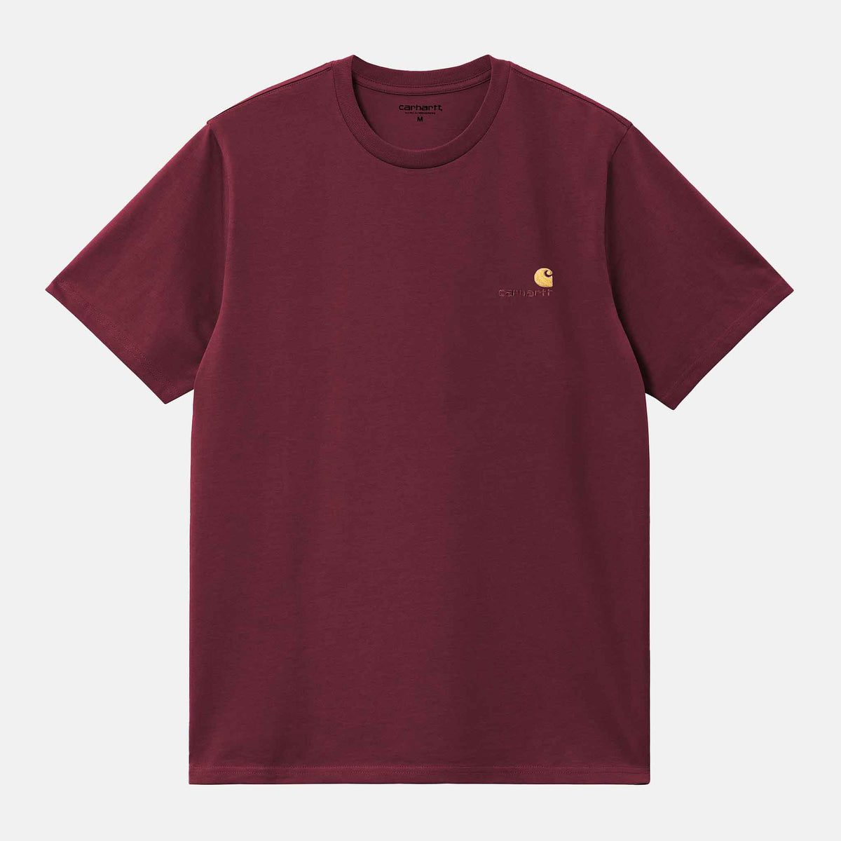 S/S American Script T-Shirt | Malbec