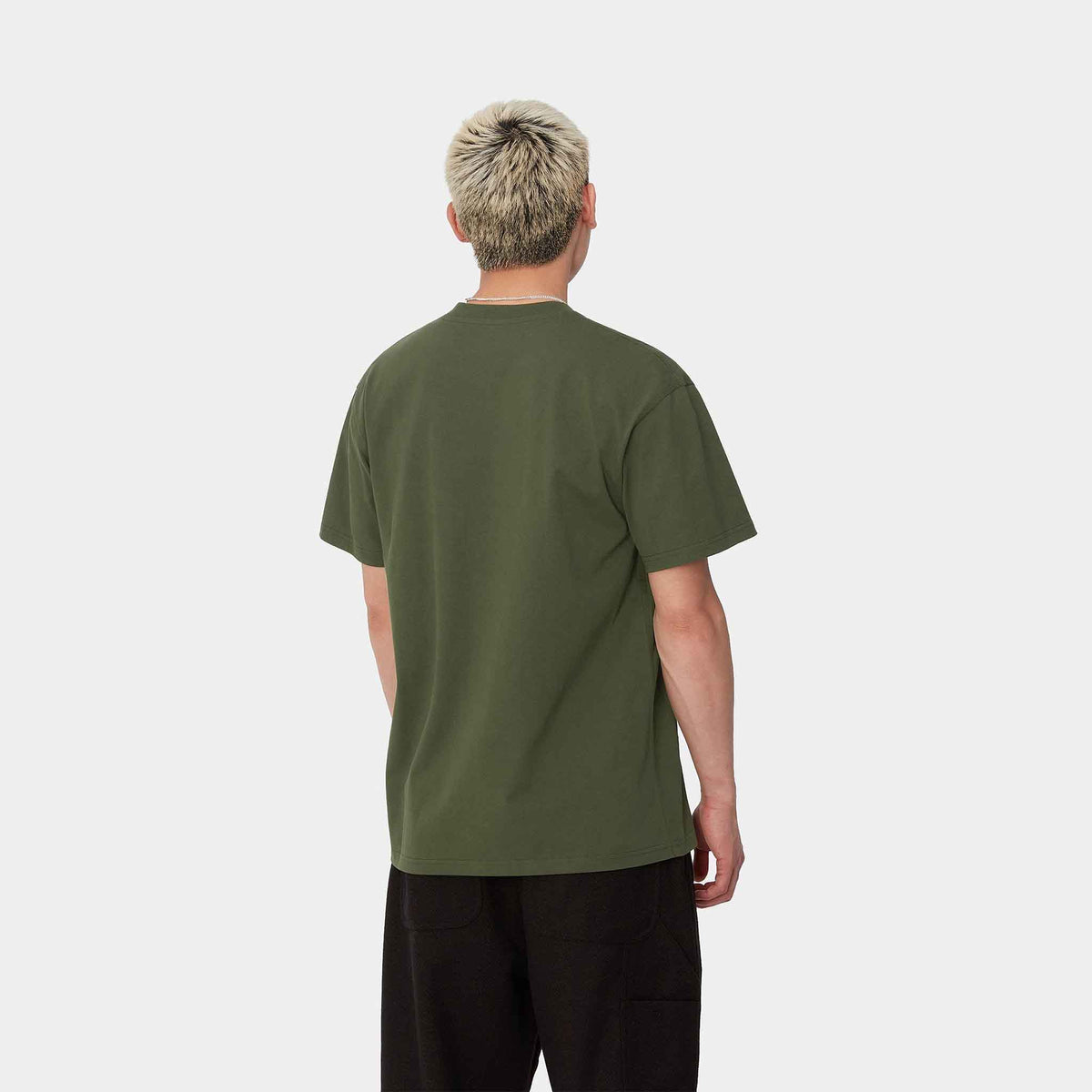 S/S American Script T-Shirt | Tarragon