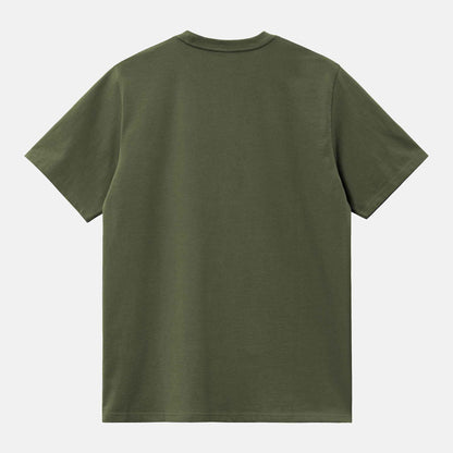 S/S American Script T-Shirt | Tarragon
