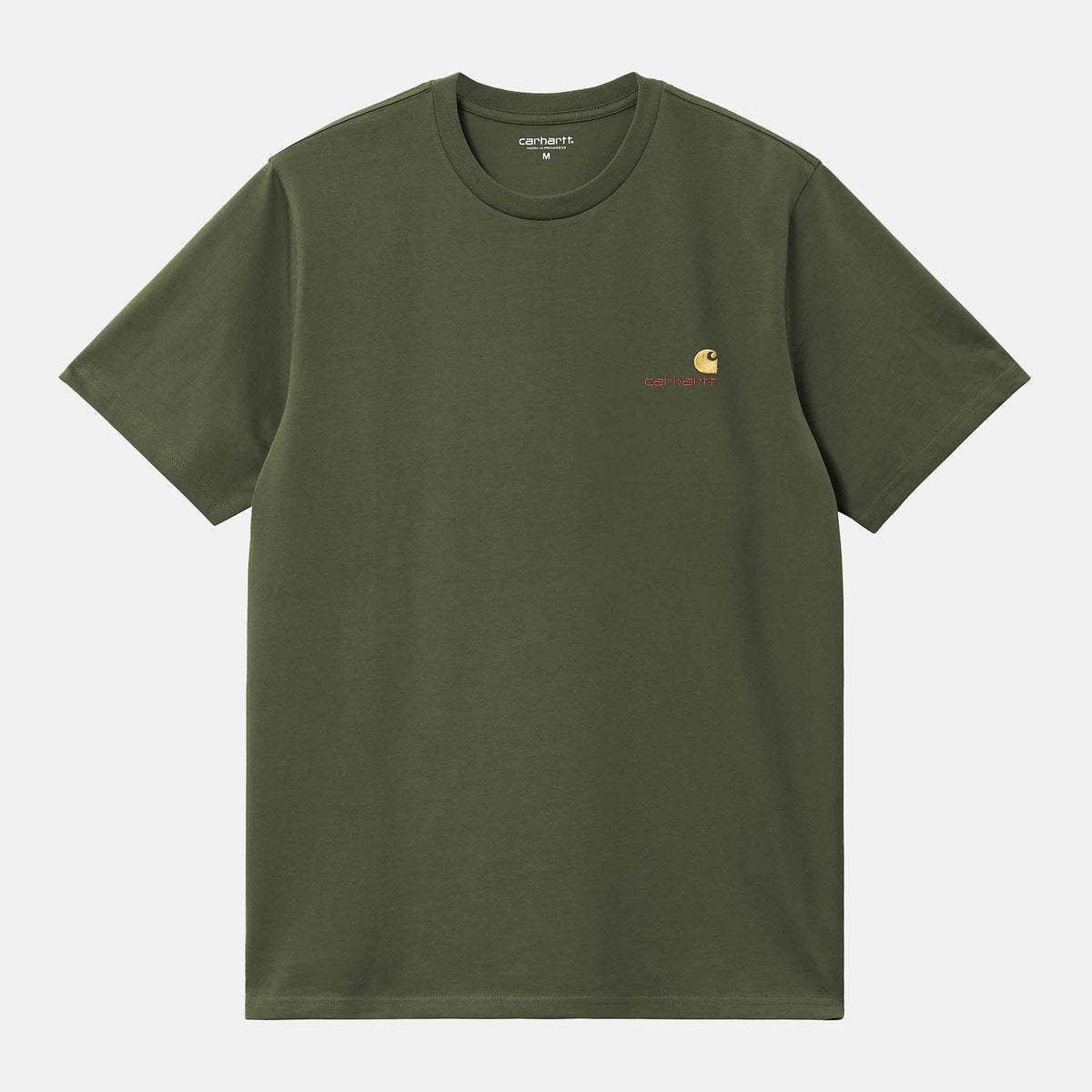 S/S American Script T-Shirt | Tarragon