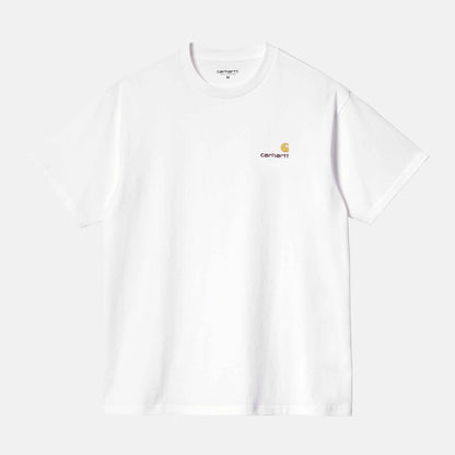 S/S American Script T-Shirt | White