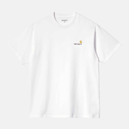 S/S American Script T-Shirt | White