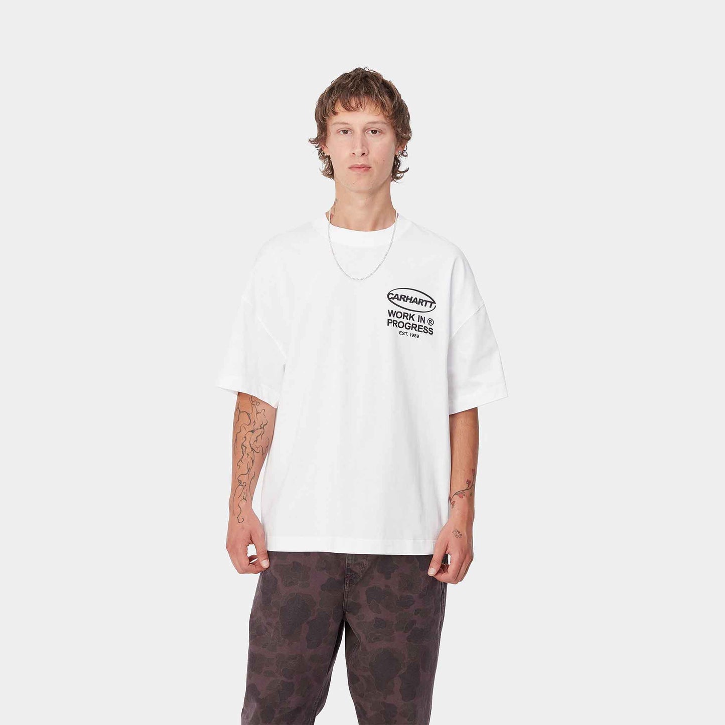 S/S Body Of Work T-Shirt | White / Black